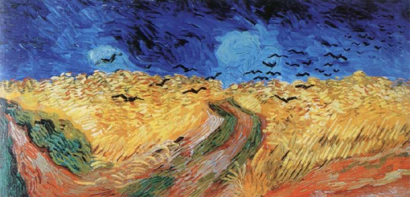 Vincent Van Gogh wheat field with crows